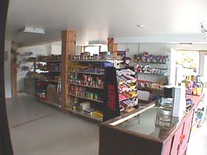 interior of convenience store at Eels Lake -variety